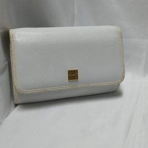 Vintage Givenchy leather clutch bag